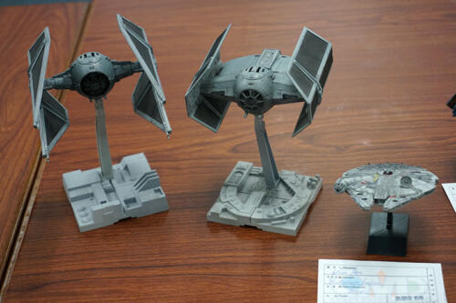 Gary, Linus Poon - Tie Intercepter, Tie Advanced, Millenium Falcon